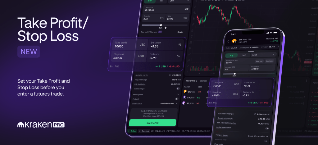 Kraken Pro futures adds take profit/stop loss orders for enhanced risk management