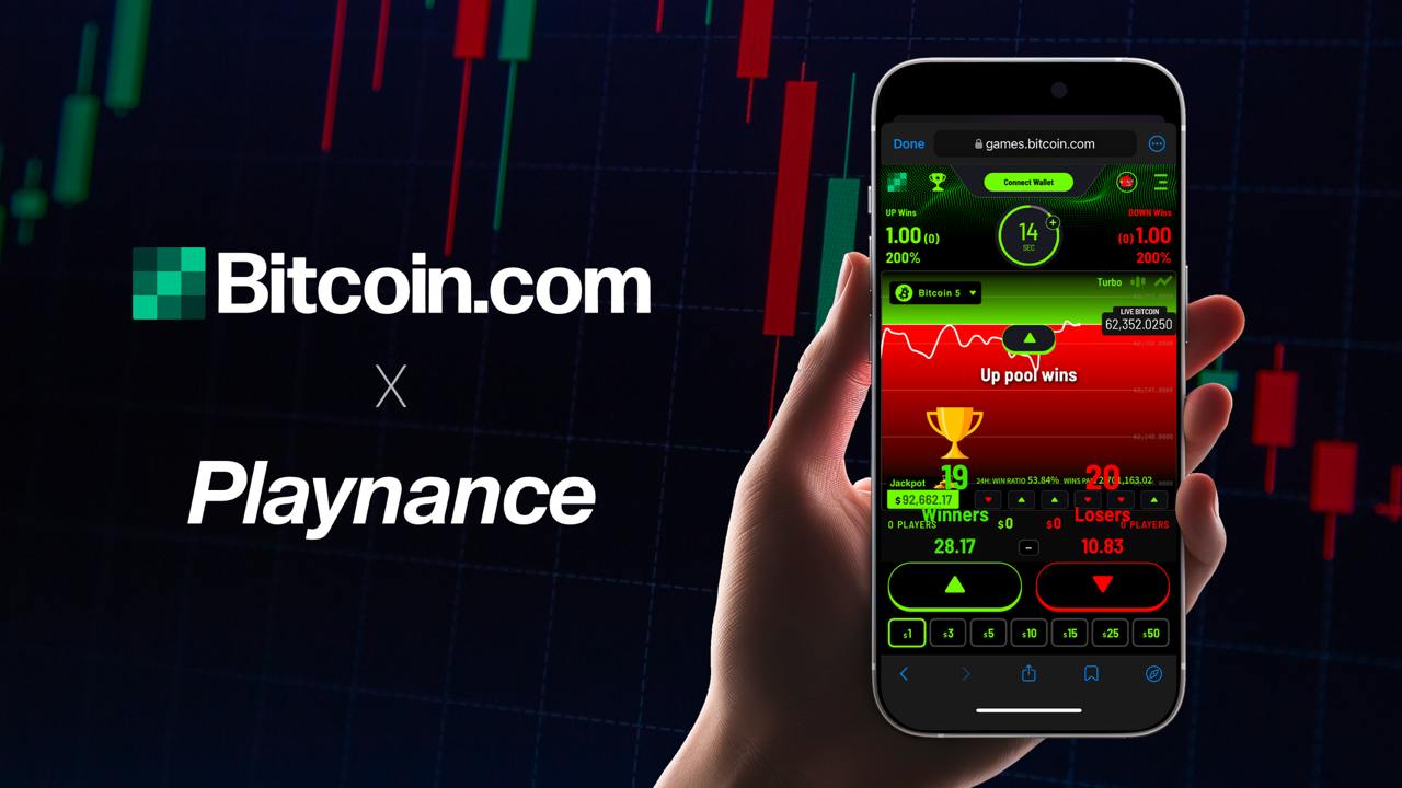 Bitcoin.com Introduces Permissionless Bitcoin Price Prediction Game in Partnership With Playnance