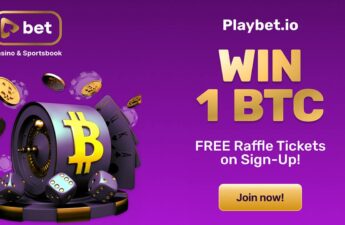 Playbet.io Announces “Win 1 BTC” Raffle: A Chance to Win Big