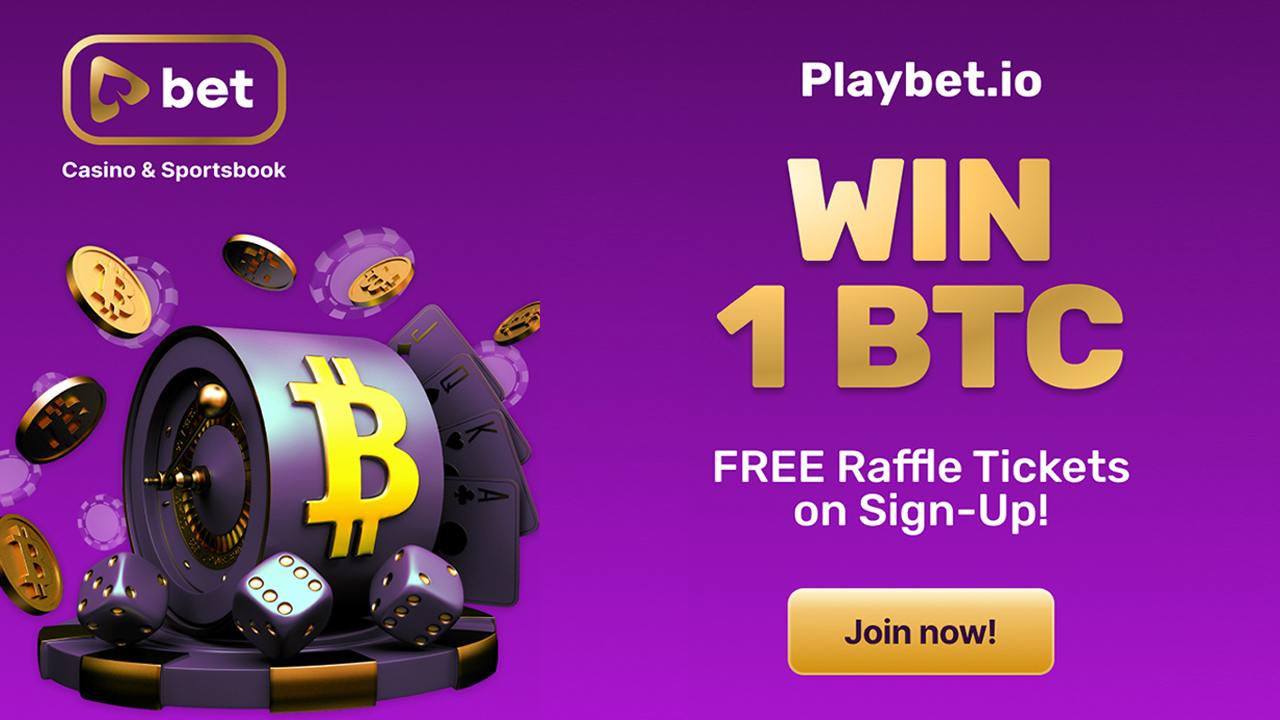 Playbet.io Announces “Win 1 BTC” Raffle: A Chance to Win Big