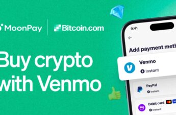 Bitcoin.com Now Accepts Venmo for Bitcoin and Crypto Purchases in the US, Powered by MoonPay