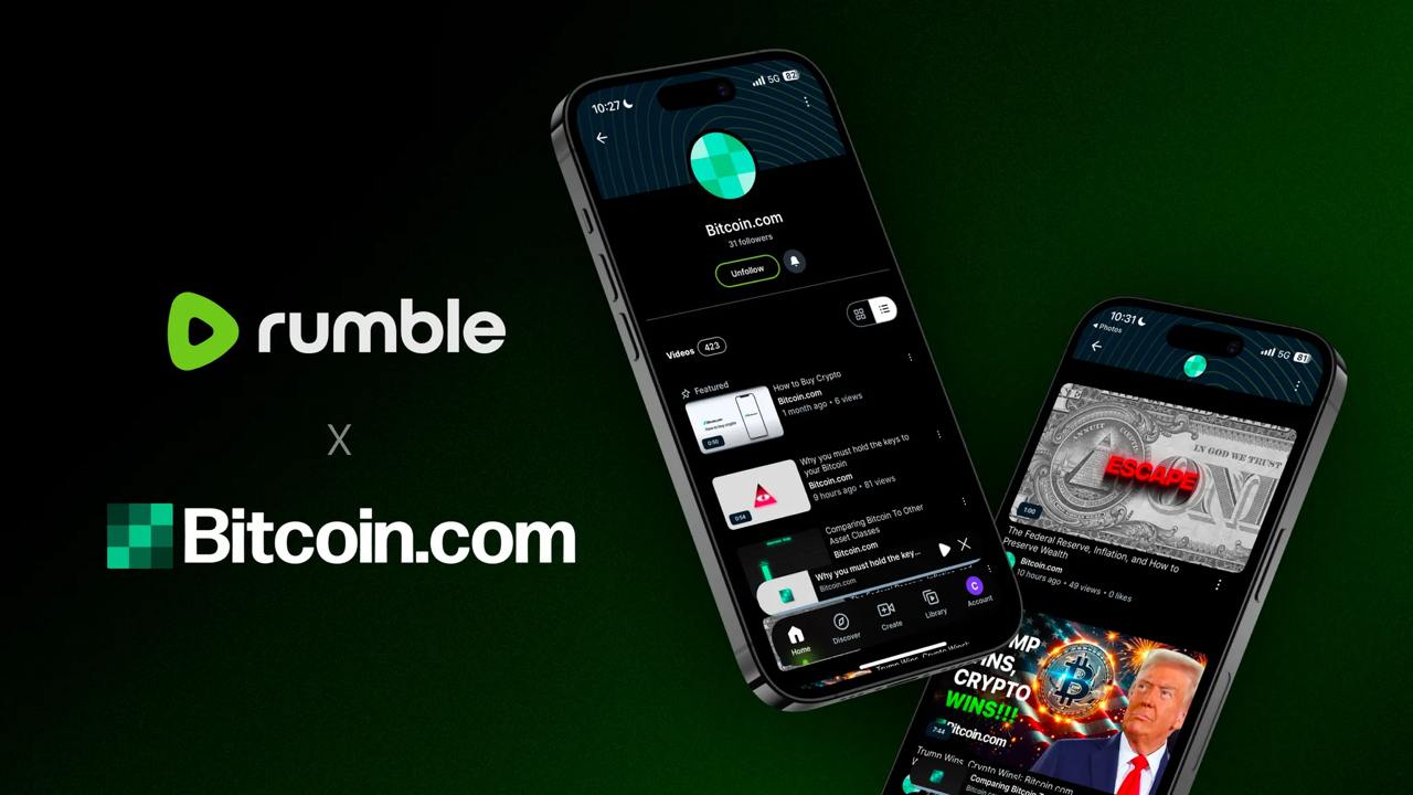 Bitcoin.com Now Live on Rumble: A New Era for Crypto Content