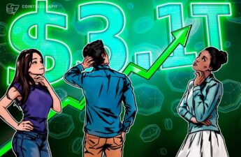 Crypto market cap hits $3.1T high, could soon surpass France’s GDP