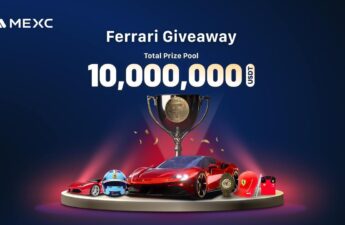 MEXC Unveils Industry’s Biggest Ferrari Giveaway With a 10,000,000 USDT Prize Pool