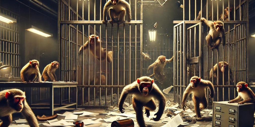 Monkey See, Monkey Flee: 43 Rhesus Rebels Are on the Loose, Meme Coins Go Bananas