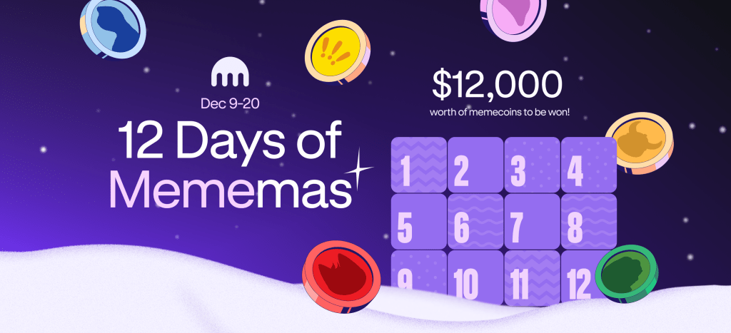 Kraken’s 12 Days of Mememas: Compete to win $12,000 in memecoins!