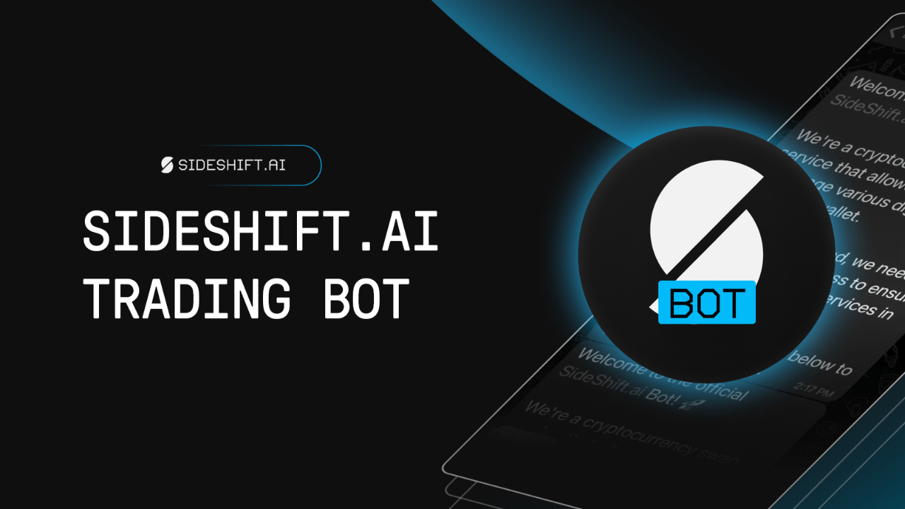 Sideshift.ai Unveils Telegram Trading Bot for Direct-to-Wallet Crypto Swaps