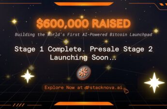 Stacknova.ai Raises $600,000 to Build the World’s First AI-Powered Bitcoin Launchpad