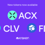 ACX, CLV, and FLUX are available for trading!