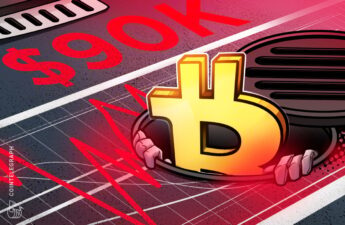 Bitcoin returns under $90K as crypto market liquidates $150M in hours