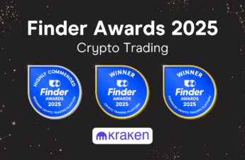 Kraken remains on top down under, dominates Finder's 2025 Best Crypto Trading Platform Awards